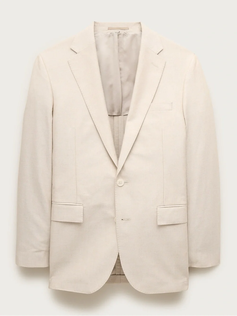 J. CREW Ludlow Slim-fit suit jacket in Portuguese cotton oxford Khaki 38 S CQ514